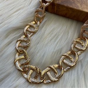 Coldwater Creek gold tone necklace